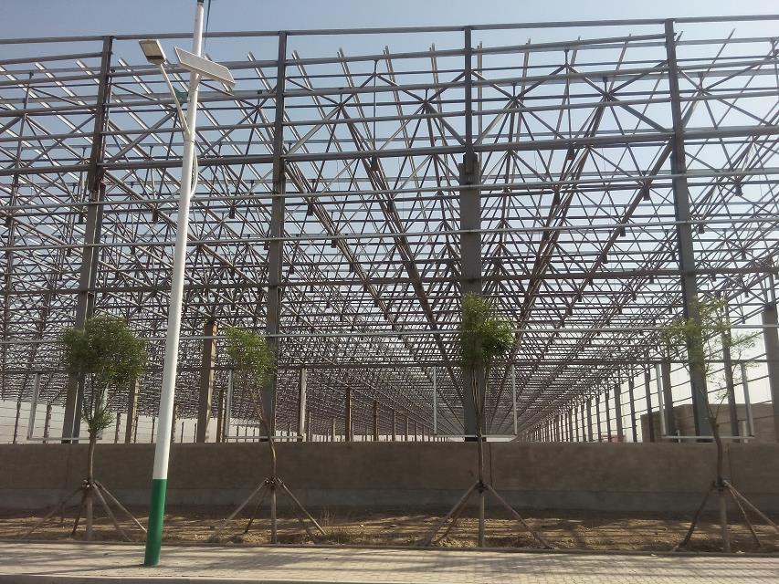 长葛汽车工业厂房网架