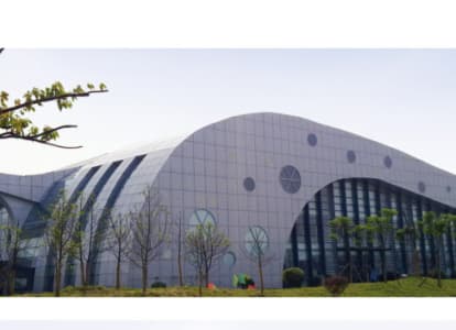 长葛会议中心外景网架工程